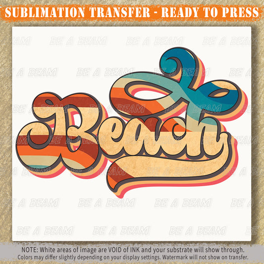 Beach Gradient Sublimation Transfer