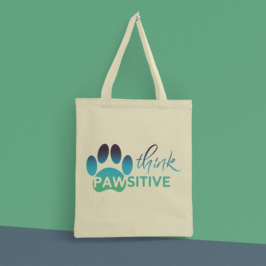 Think Pawsitive Tote Bag