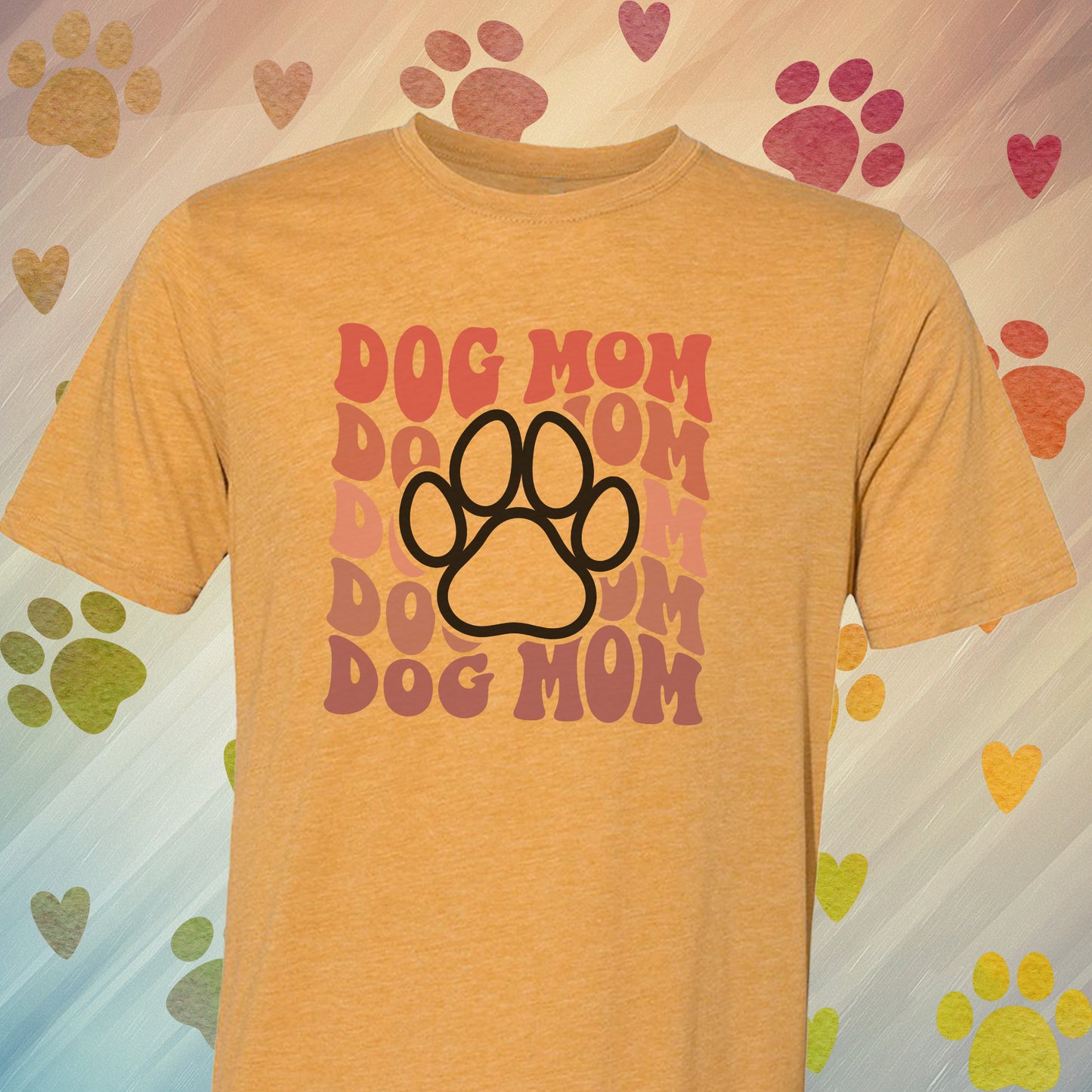 Dog Mom Wave Retro Tee