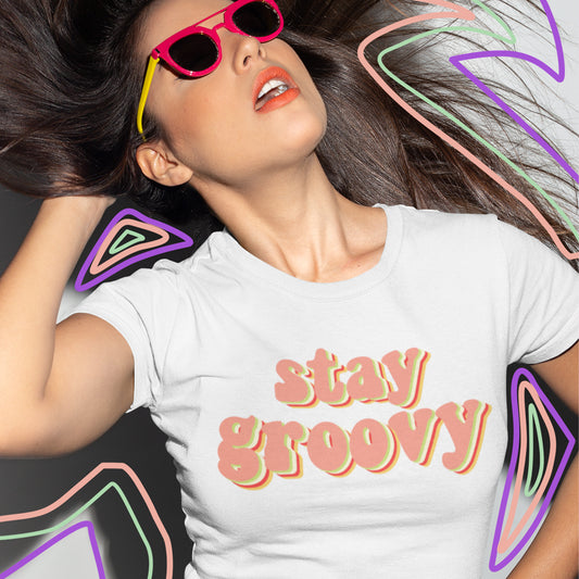 Stay Groovy Retro Tee